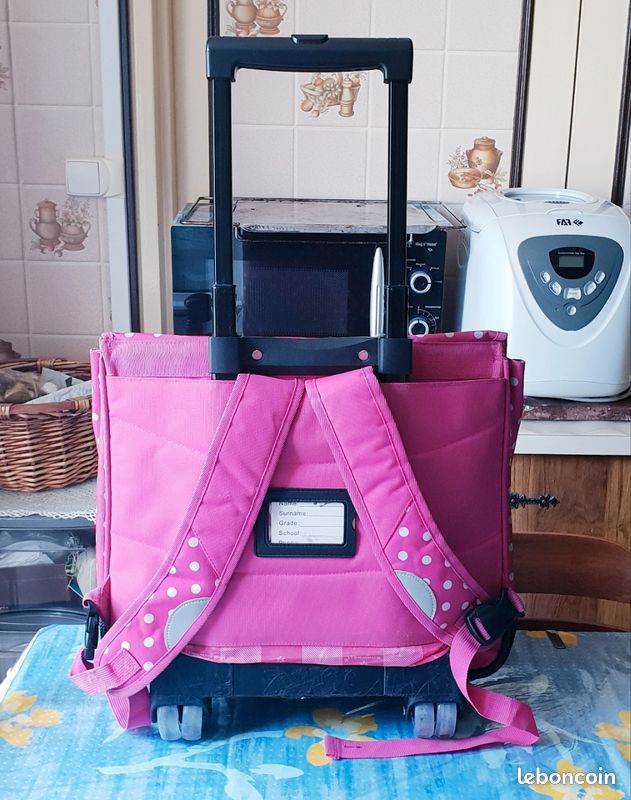 Cartable snowball couleur rose Accessoires Bagagerie