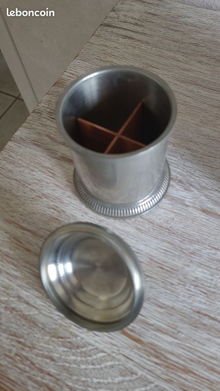 Pot en étain vintage (image 2)
