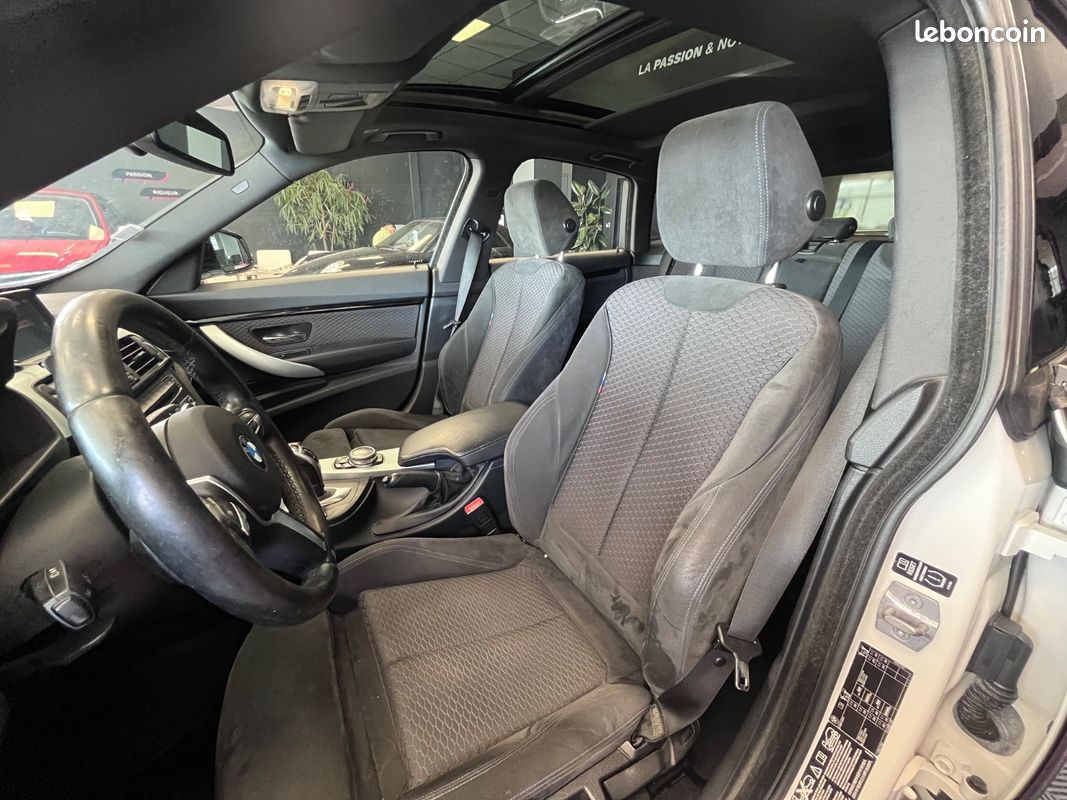 BMW SERIE 3 GRAN TURISMO F34 330d xDrive 258 ch M Sport A. Toit ouvrant / Caméra de recul / Hayon électrique / (image 9)