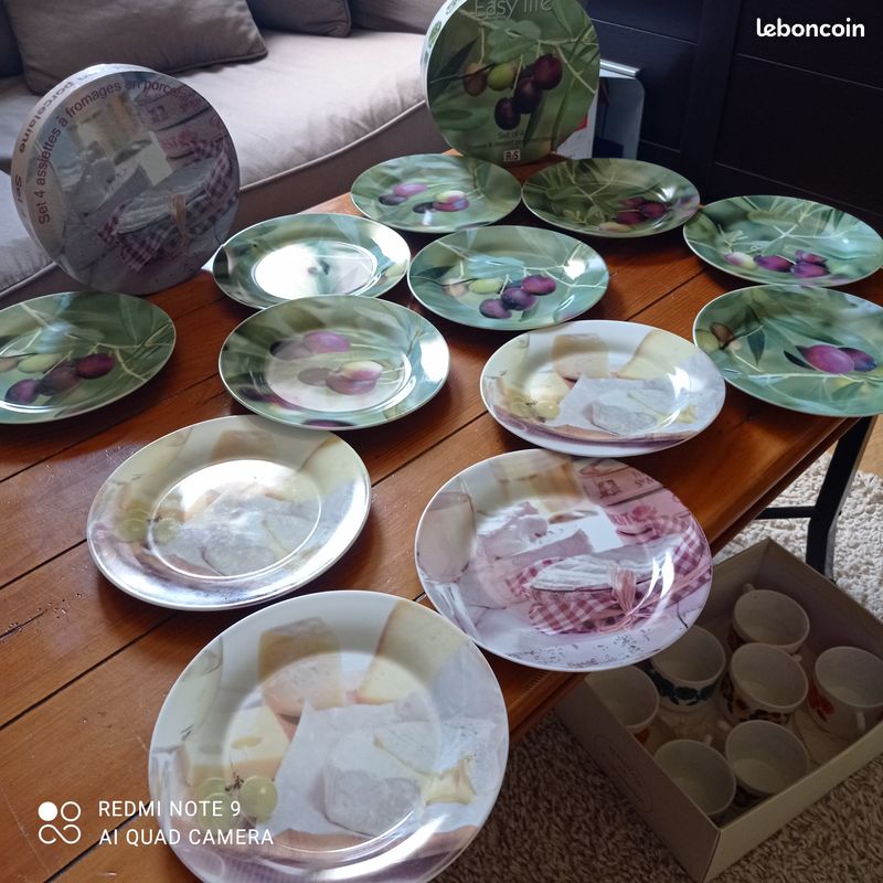 Lot de 12 assiettes à dessert (image 1)