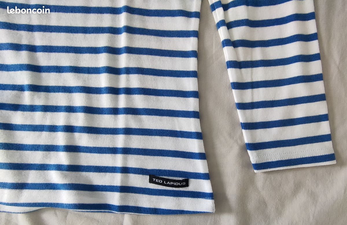 T-shirt Manches Longues TED LAPIDUS Femme - Couleur Violette - Taille L - Très Bon état