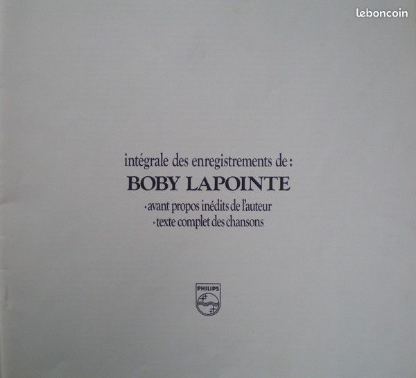Coffret 4 vinyles boby lapointe (image 3)