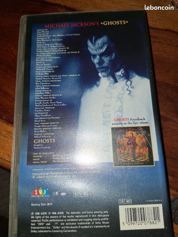 VHS Mickael Jackson Ghosts (image 2)