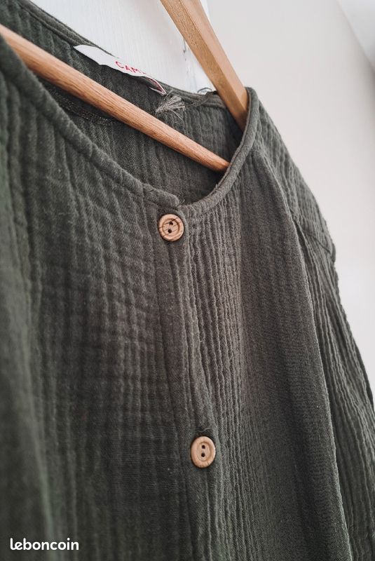 Haut d'été coton gauffré Camaïeu taille 40 (image 5)