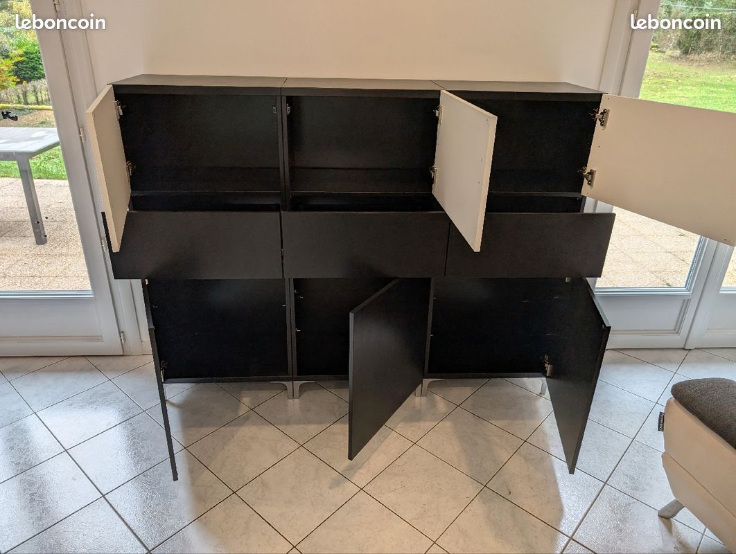 Buffet Alinéa noir et blanc (image 2)