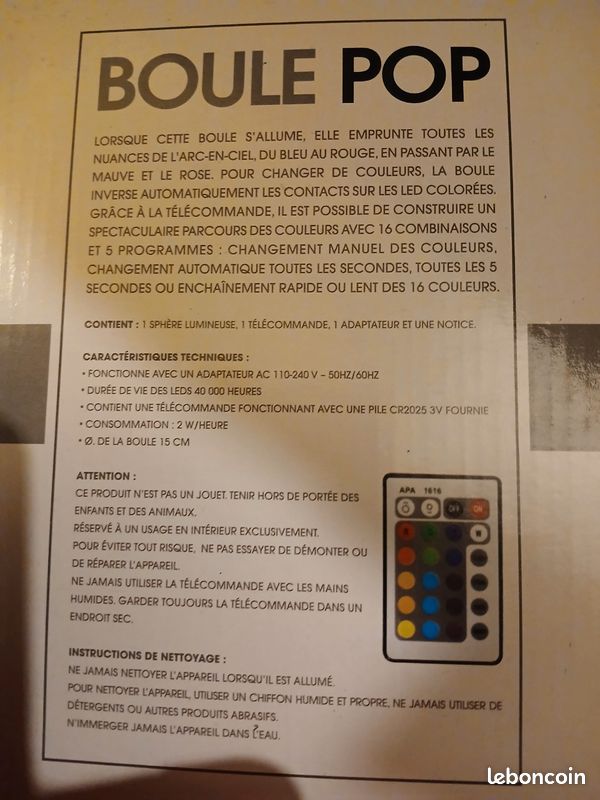 Lampe Pop boule (image 3)
