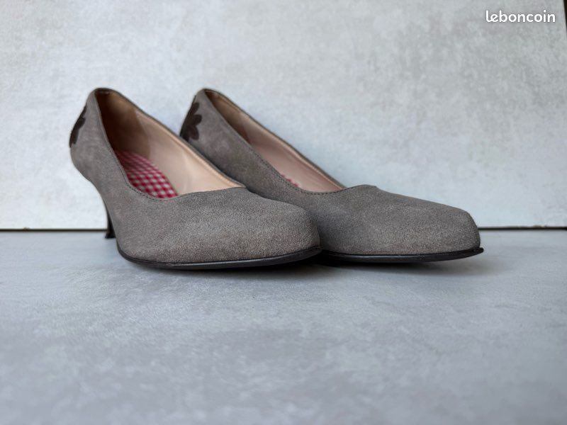 Escarpins Diavolezza cuir Made in Italy T38 (image 3)