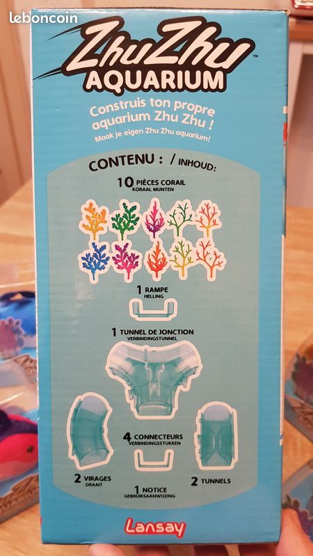 Tunnel Corail Zhu Zhu Aquarium – Compatible Tous Coffrets, Poisson Rigolo, Dès 4 Ans