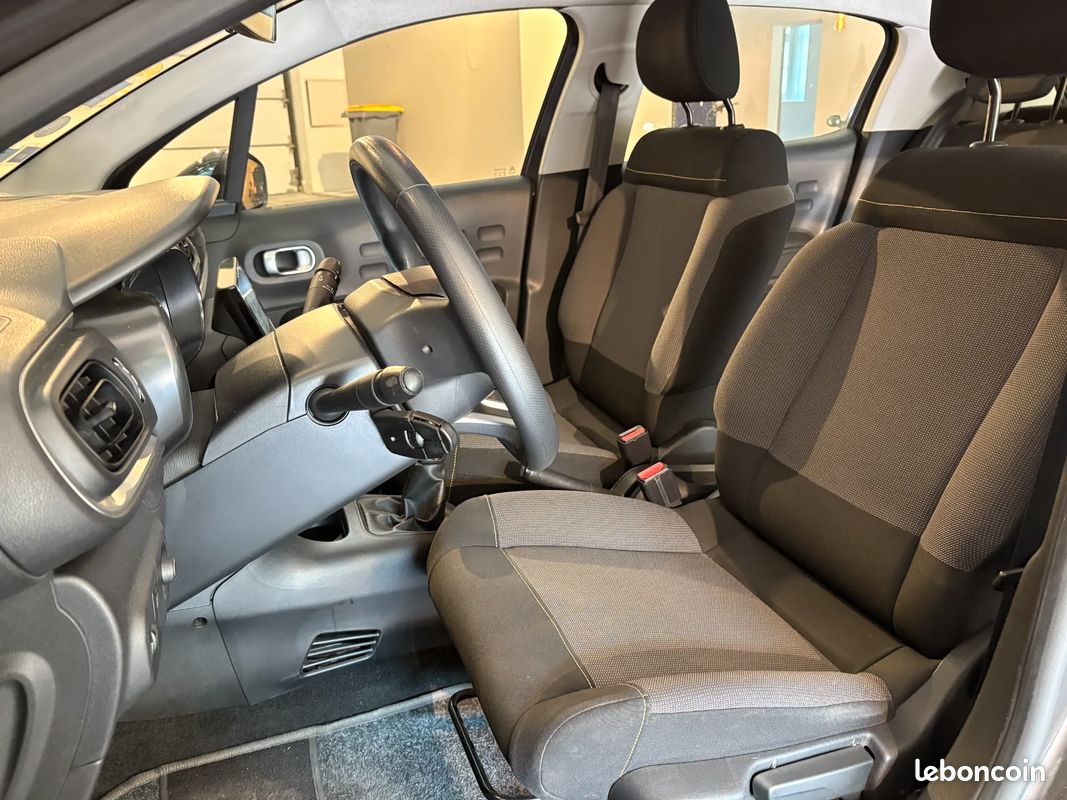 CITROEN C3 1.5 D 102ch FEEL - 2019 - Phares LED - Bluetooth - Climatisation - Régulateur de vitesse - GPS (image 9)