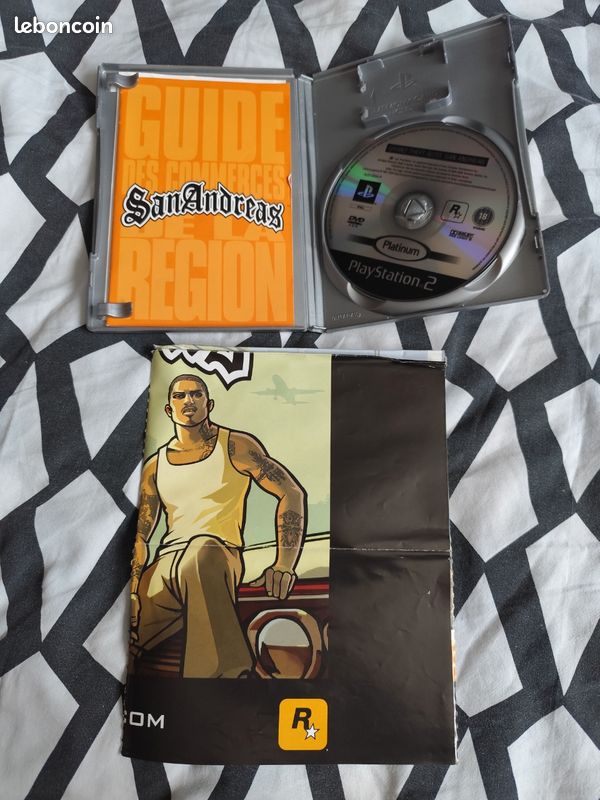 GRAND THEFT AUTO San Andreas GTA - PlayStation 2 PS2 - PAL avec notice