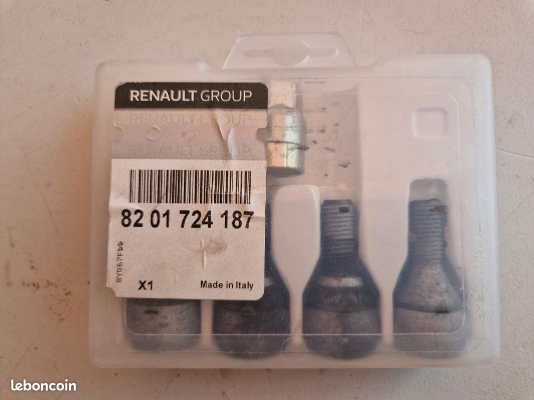 Écrous antivol Renault Twingo3 (image 2)