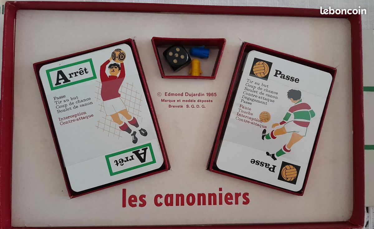 Jeu De Société Vintage Les Canonniers – Edmond Dujardin – 1965 – France