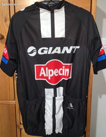 2020 Maillot Ciclismo Alpecin Fenix Noir Jaune Rouge Manches Courtes Et Cuissard 1
