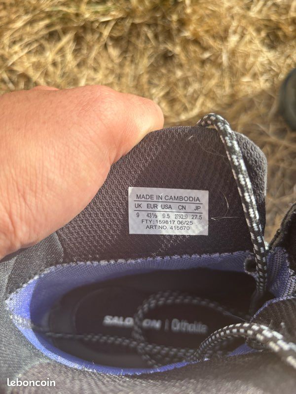 Chaussures trekking cuir imperméables Gore-Tex®-Salomon Quest 5 GTX - homme taille 43 (image 3)