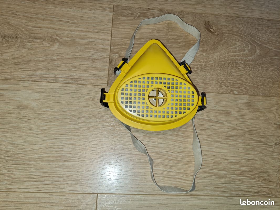 Masque a Gaz Respiratoire Filtrant Chimique à Particules 3M France (image 1)