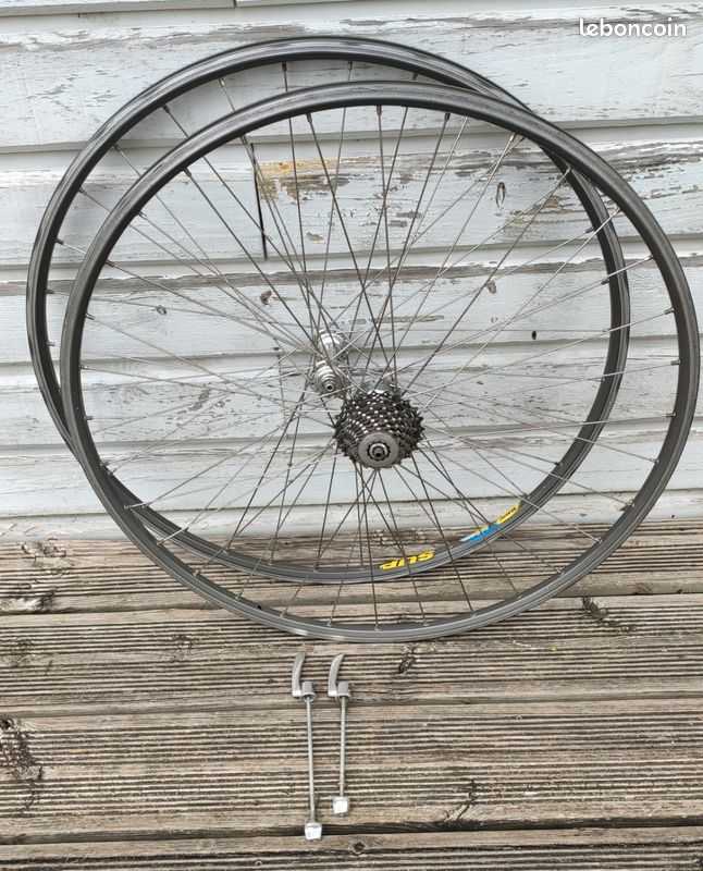 Roue Avant Shimano Dura-Ace Mavic Reflex - 700C, 32 Rayons, Aluminium Argenté - Occasion