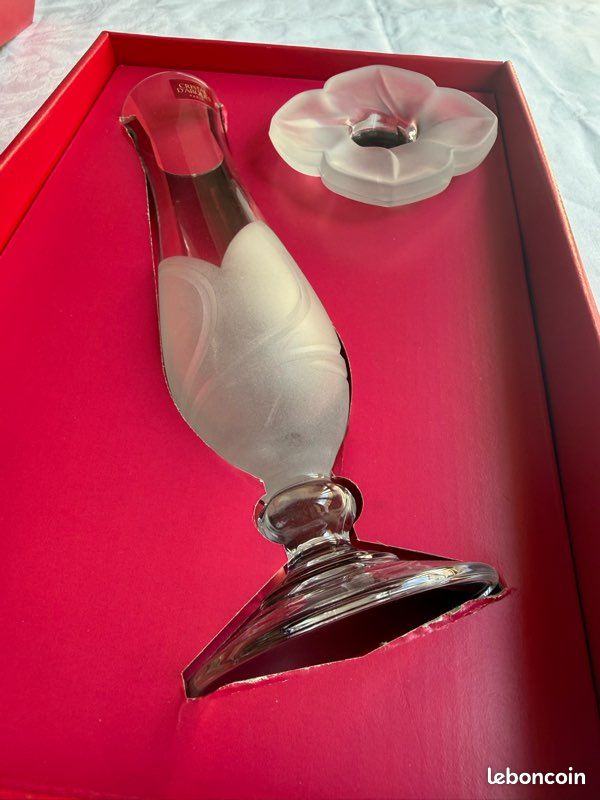 Soliflor et bougeoir - Coffret Cristal d’Arques Paris - modèle Florence - neuf (image 2)