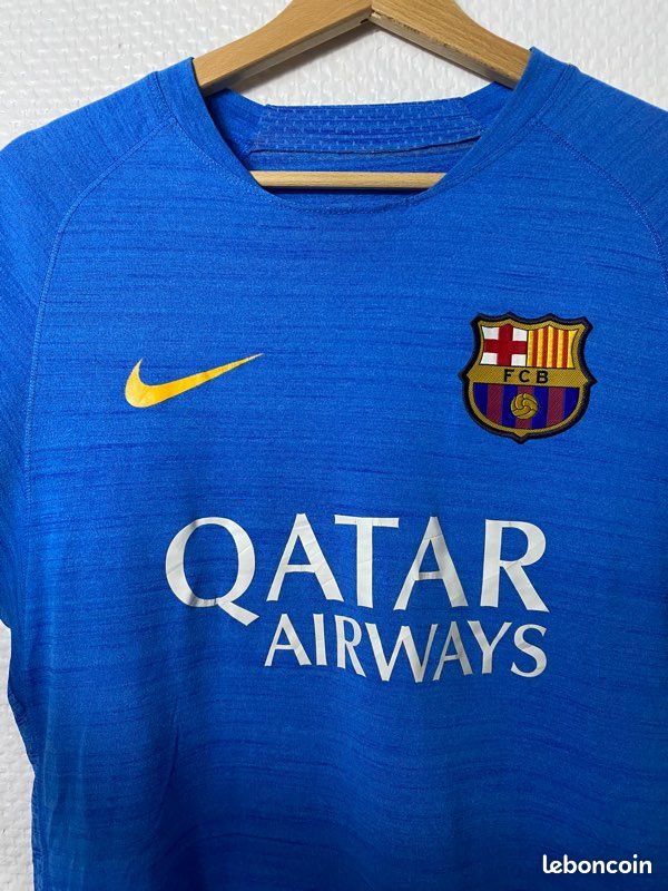 Maillot Extérieur FC Barcelone  Qatar Airways Beko - Homme Taille L - Occasion