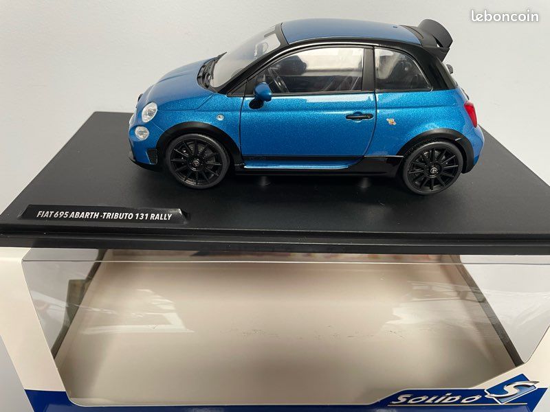 FIAT 131 ABARTH N°13 RALLYE RAC 1977 S. LAMPINEN SOLIDO 1:43 sans b