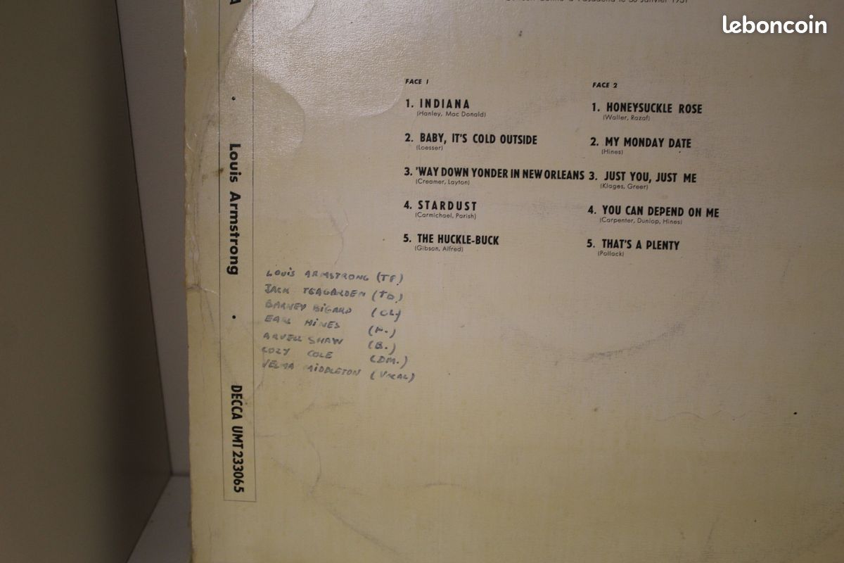 Vinyle Louis Armstrong And His All-Stars – Satchmo at Pasadena (image 7)