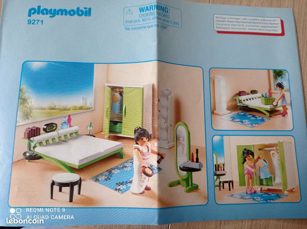 Playmobil chambre + espace maquillage (image 1)