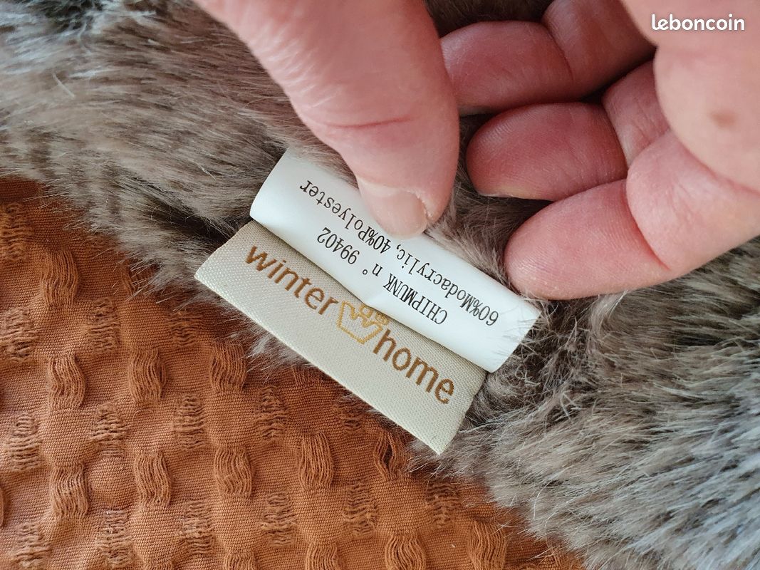 Bouillotte deco neuve en fausse fourrure marque Winter Home (image 5)