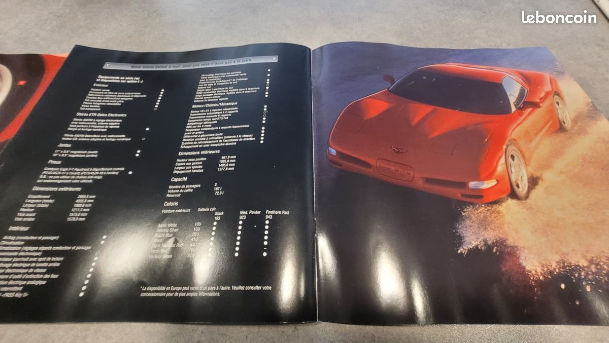 Brochure Corvette C5 1997 (image 2)