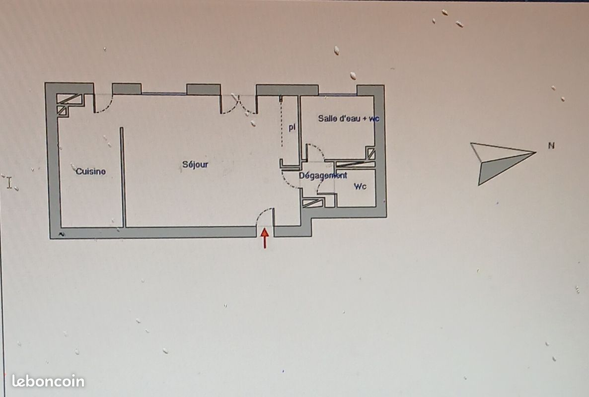Appartement 1 pièce 25 m² · à Toulouse · 25 m² · 590 €