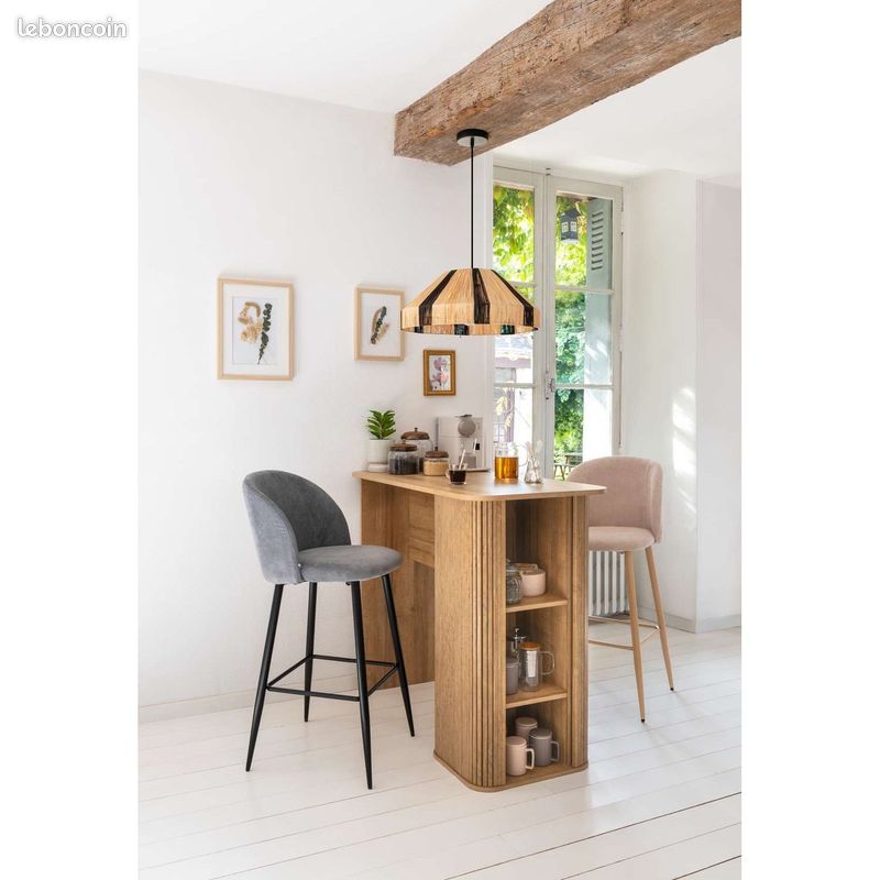 Table bar en bois (image 3)