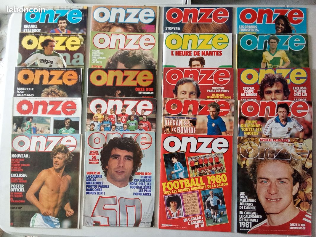 MAGAZINE ONZE N° 12 ( 1976,Les Onze Meilleurs Joueurs De L'annee ) EUR