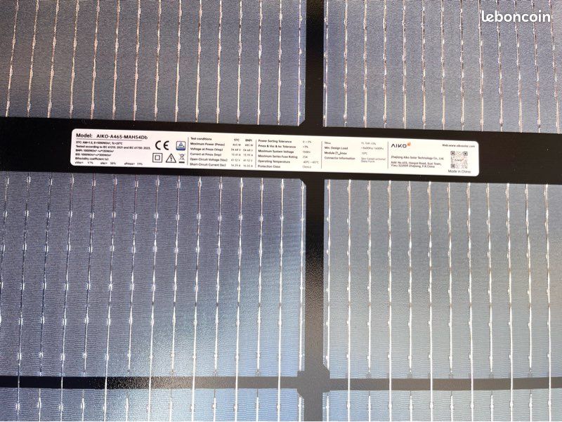 Panneau solaire Aiko solar neostar 2S+ 465Wc (image 4)