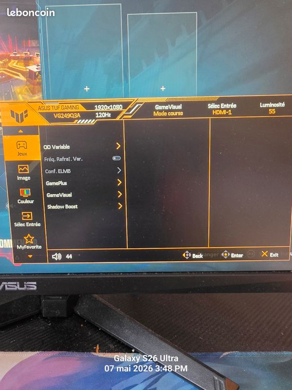 Asus tuf vg249q3a (image 3)