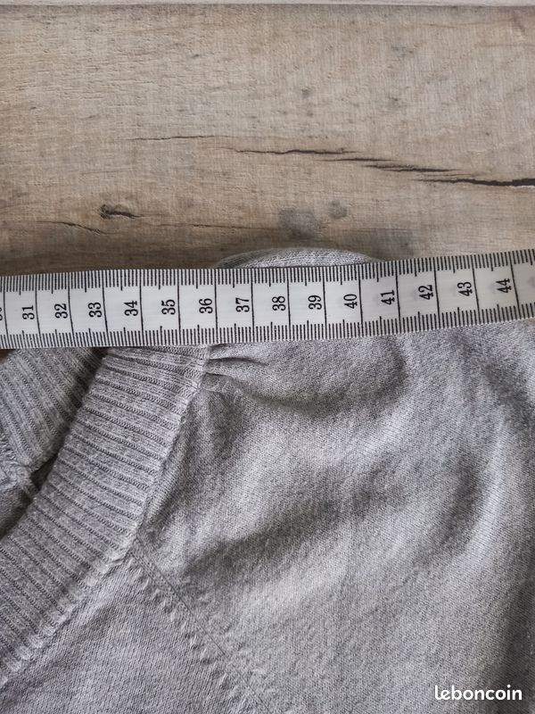 Haut Fille LFM – Gris, 100% Coton, Taille 10 Ans (neuf Avec étiquettes)