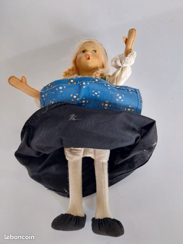 Poupée Anglaise Années 50 – Vintage Mode, Plastique 30 Cm, Collection
