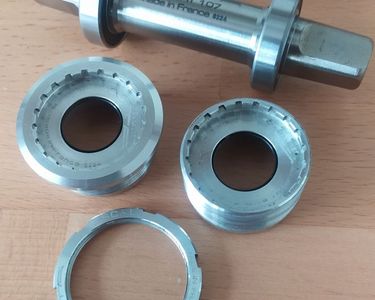 Pédalier Spécialité TA Occasion - Plateau 50/40 Dents, Alu Argenté, Pour Vélo De Route