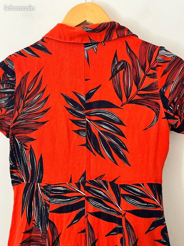 Robe chemisier rétro 🌴 Promod (image 12)
