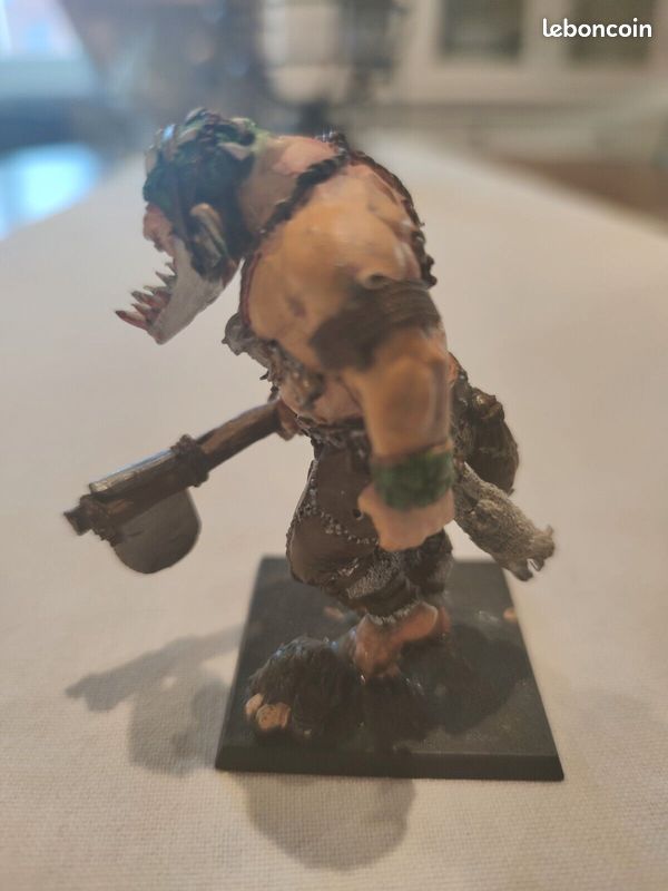 2 Figurines Warhammer en plomb: Chef de guerre orques sur Vouivre + Géant (image 9)