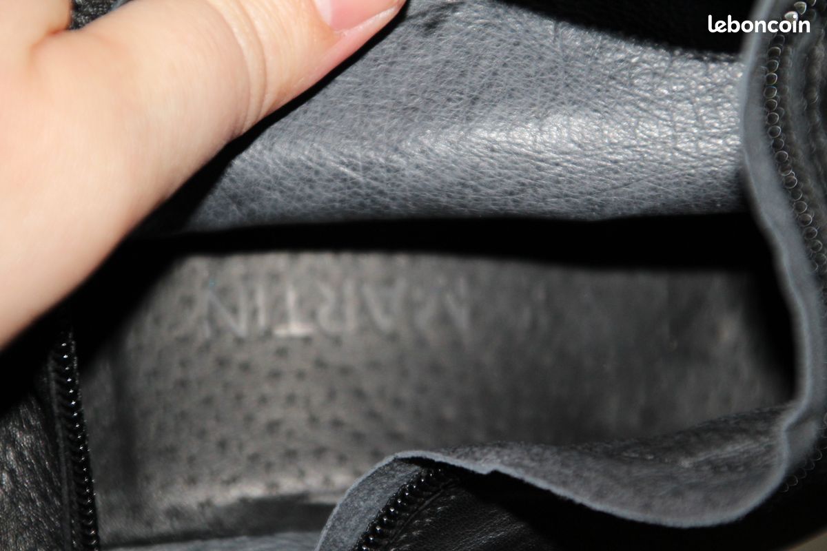 Taille 39 superbes bottes en cuir noir JB Martin (image 14)