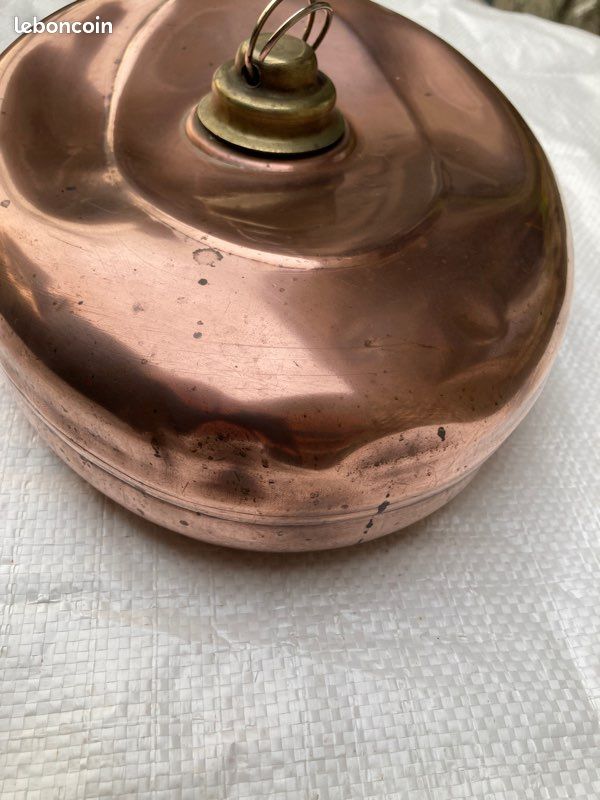 Bouillotte ancienne en cuivre (image 4)