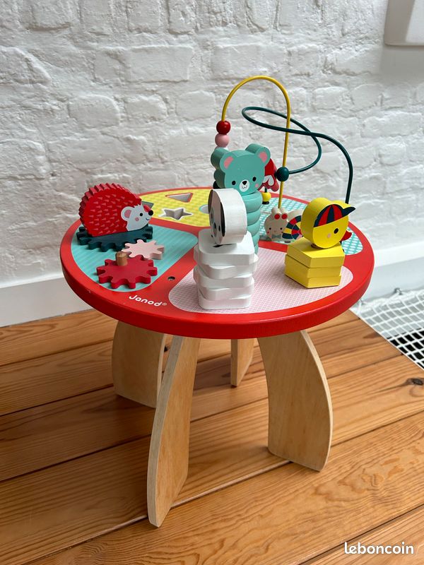 Table d'activités JANOD baby forest en bois état neuf (image 1)