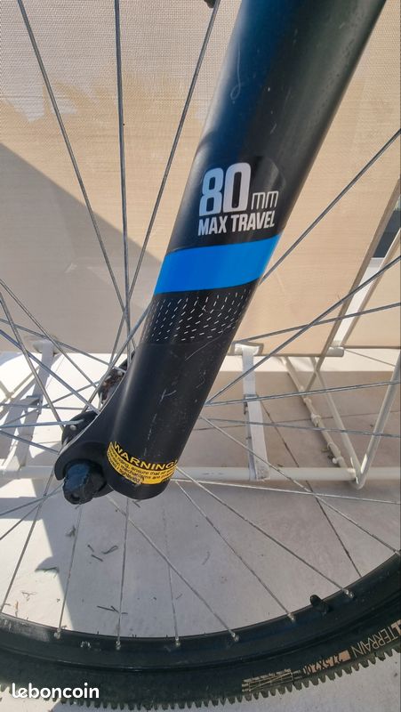 Vtt rockrider st 100 gris peu servi (image 4)
