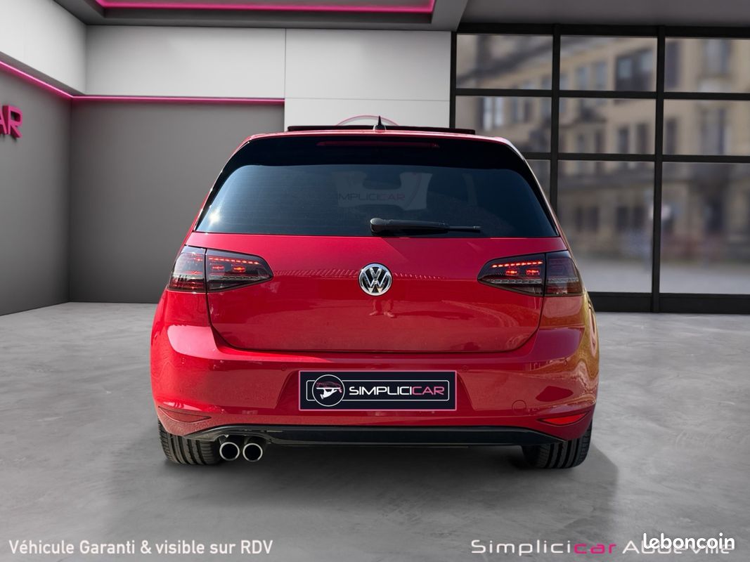 VOLKSWAGEN GOLF VII 2.0 TDI 184 BLUEMOTION TECHNOLOGY GTD DSG6 5P 184Ch Garantie 12 mois (image 7)