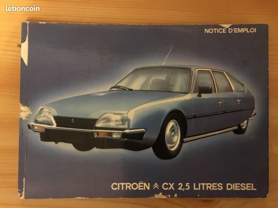 Notice d’emploi Citroën CX 2.5 Diesel (image 1)