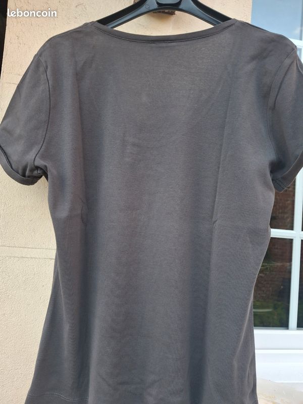 T-shirt Phildar gris anthracite Taille L (image 2)