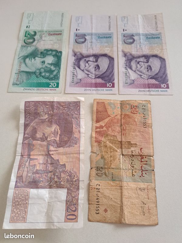 Billets de Banque et Pièces (image 2)