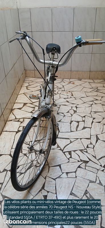 Petit velo pliable Peugeot (image 2)
