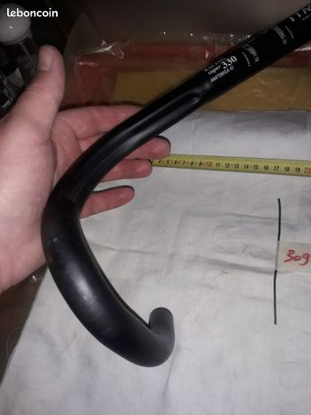 Guidon ITM RACING TEAM PRO 260 ANATOMIC 42 Cm Noir - Alliage Pour Vélo De Route - Neuf