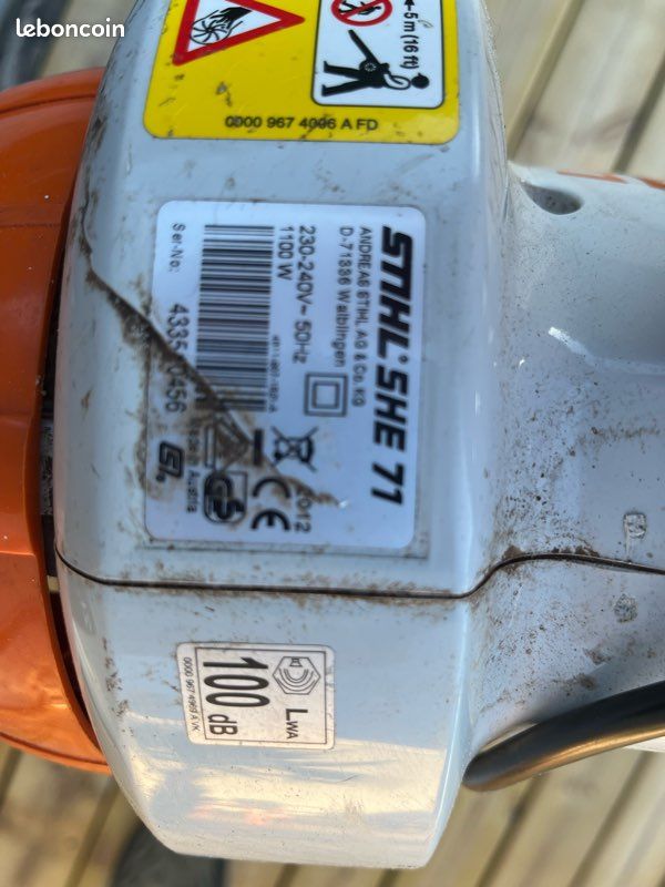 Souffleur électrique STIHL SHE 71 (image 3)