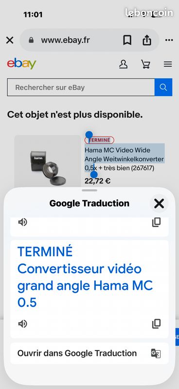 Lentilles de conversion - Boutique de photographie