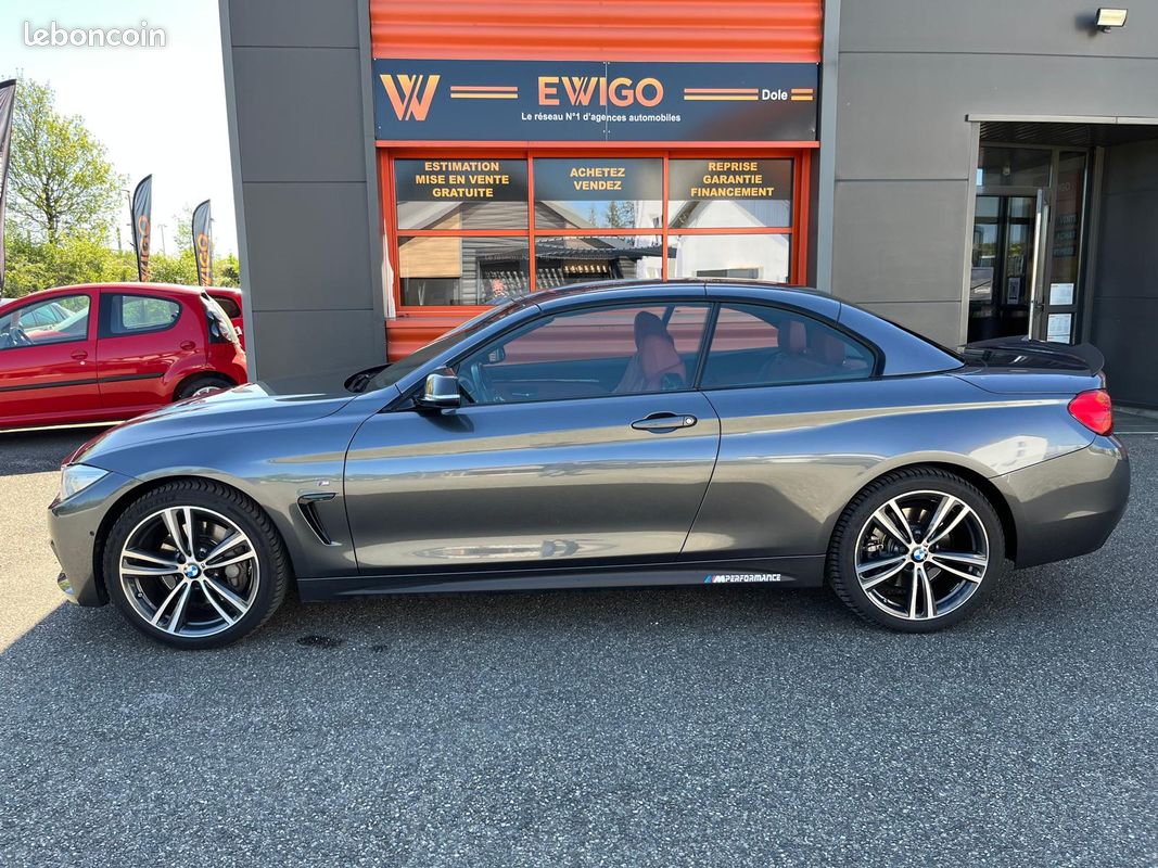 BMW SERIE 4 CABRIOLET 3.0 435 D 315 M-SPORT XDRIVE BVA + affichage tete haute + sieges elec a memoire (image 27)